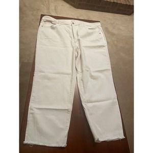 EVRI white straight leg jeans size 20W